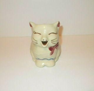 Vintage Shawnee Puss N Boots Cat Creamer Made In Usa