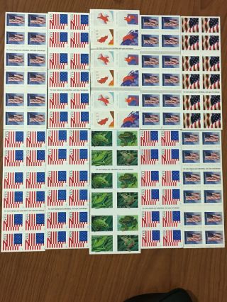 Not Perfect Usps Forever 10 Books Of 20 = 200 Stamps Fv $110 No Upc Tags