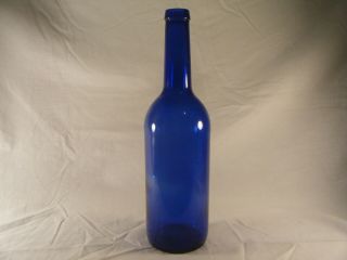 750 Ml Cobalt Blue Glass Wine Bottle Empty Home Brew Craft Making