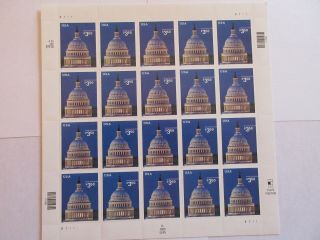 Us Scott 3472 $3.  50 Priority Mail Capitol Dome Pane Of 20 Mnh