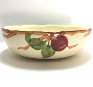Vegetable Serving Bowl Franciscan Ware Apple Pattern 8 1/4 " Hand Decorated