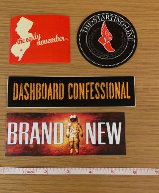 Deja Entendu Dashboard Confessional The Starting Line Promo Stickers