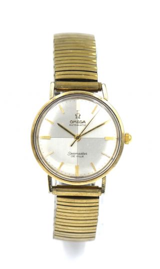 Vintage Gents Omega Seamaster Deville Automatic Wristwatch 17j 14k Gold Filled