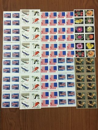 Usps Forever Stamps No Upc 10 Books Of 20 = 200 Stamp Fv $110 Not Counterfeits
