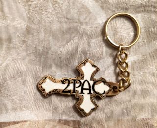 Metal West Coast Rap Promo Keychain - 2pac - Loyal To The Game Interscope Tupac