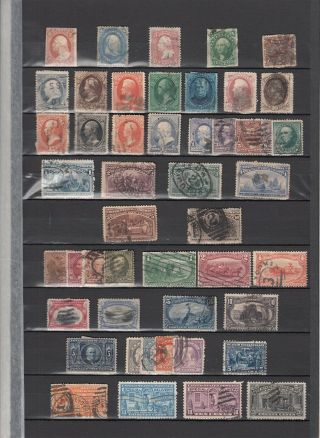 Usa Classical Stamps - Pre 1920 (cv $850 Eur741)