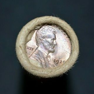 1928 & 1935 - S End Wheat Cent Roll - Bu