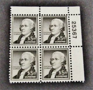 Nystamps Us Stamp 1053 Og Nh $240 P Block Of 4