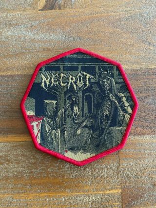 Necrot Woven Patch - Bolt Thrower Undergang Tomb Mold Incantation Autopsy Vader