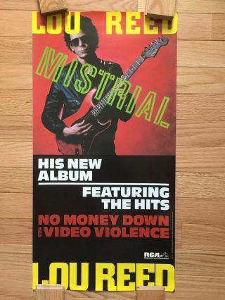 Lou Reed Mistrial Promo Poster