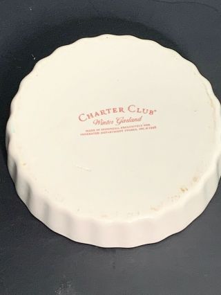 Charter Club Winter Garland 4 3/4” Quiche 2