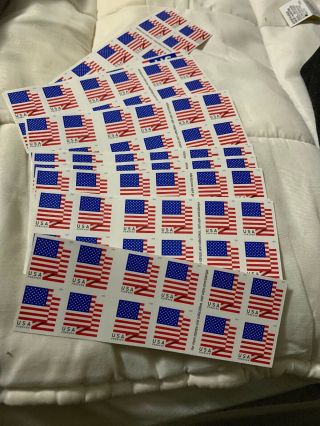 Usps B01mydwcol Us Flag 2017 Forever Stamps - 20 Pieces X 10 Books