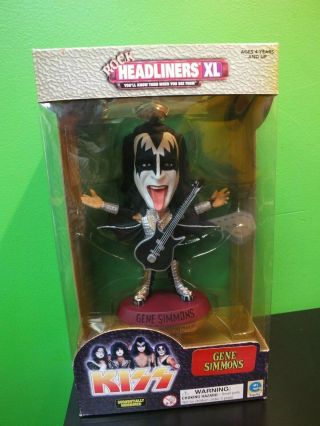 Rock Headliners Xl Kiss Gene Simmons Figure Spencer Gift Exclusive Sculpture