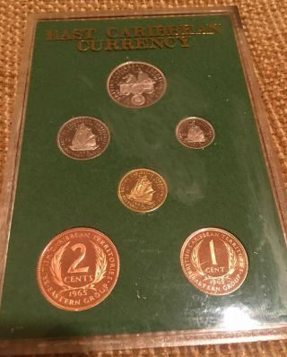 1965 East Caribbean Territories - British Commonwealth Proof Coin Set