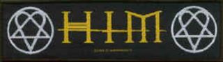 Him Iron - On Patch Heartagram Strip Logo