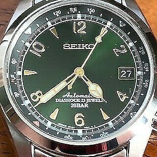 Seiko Alpinist (sarb017) Automatic Watch With Extra Bracelet