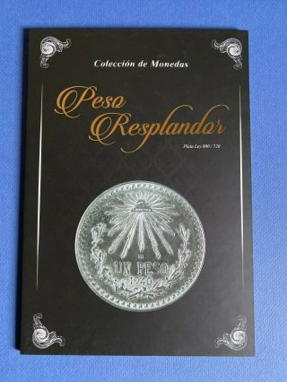 Mexico Coin Collector Album Un Peso 1918 - 1945