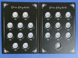 Mexico Coin Collector Album Un peso 1918 - 1945 2