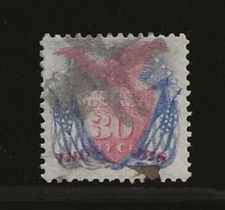 Us Scott 121 - - Vf - Rare With 4 Margins - 1 Pulled Perf Bottom - $425.  00