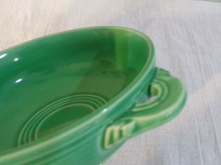 Vintage Fiesta Green Footed Cream Soup Bowl Fiestaware (1936 - 1959) Perfect 3