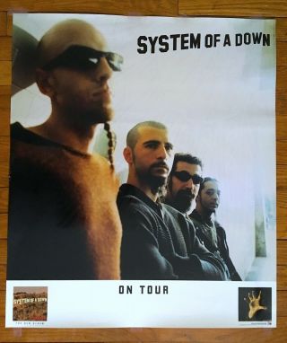 System Of A Down Toxicity Laser Etched Glossy Promo Poster Soad On Tour 2001
