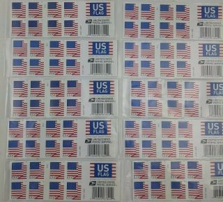 Usps Us Flag 2018 Forever Stamps - Book Of 20 X 10 (200 Total) Stamps