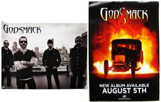 Godsmack 1000hp 2 - Sided In - Store Promo Poster 18 " X24 "
