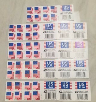 260 USPS Forever Star - Spangled Banner Flag Stamps (13 sheets of 20 stamps) 2018 3