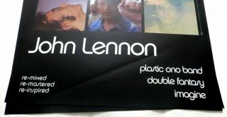 John Lennon IMAGINE Double Fantasy Ono Band Promo Poster 24 x 18 2