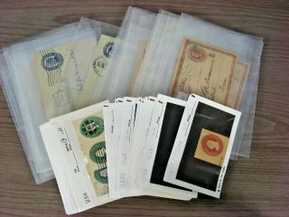 Us,  Accumulation Of Cut Squares & Postal Stationery