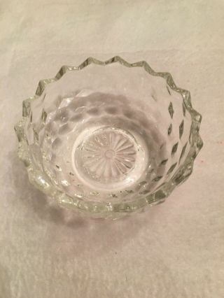 Vintage Fostoria American Clear Glass 5 1/2 " Soup Cereal Salad Bowl
