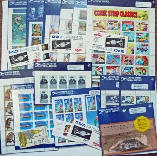 Us Postage Stamps,  Bklts Fv $100 Save Money Buy Old Stamps 1
