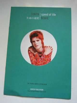 David Bowie Speed Of Life Book Promo Brochure