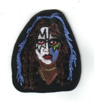 Kiss Rock Group Ace Frehley Face Embroidered Patch Display