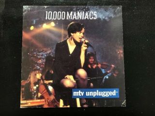 10,  000 Maniacs Natalie Merchant Mtv Unplugged 12”x12”promo Poster Flat