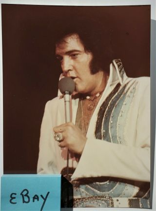 Elvis Presley - 5 " X 7 " Concert Photo - June 27,  1974 - Bloomington,  In