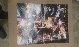 Kiss Rock Band Jamming Gene Simmons Paul Stanley Criss Ace Poster 24x36 1998