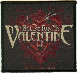 Bullet For My Valentine Sew On Patch Heart Of Holes Logo