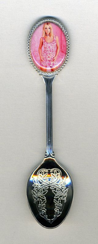 Britney Spears 1 Silver Plated Spoon Featuring Britney Spears