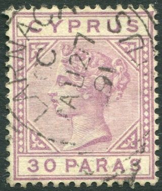Cyprus - 1882 30 Pa Pale Mauve Sg 17 Fine V21011