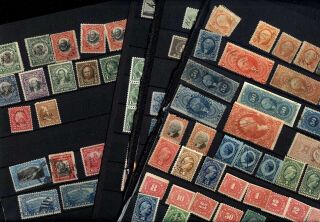 Us,  Revenues,  Canal Zone & Other Bob,  Accumulation Of Stamps In Remainder