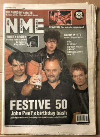 Nme 9th September 1989 John Peel Festive 50