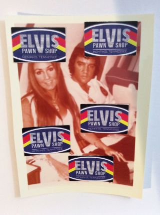 Vintage Candid Photo Of Elvis & Linda Thompson On Airplane / Karate / July 1973