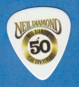 Neil Diamond 50 Year Anniversary Signature Guitar Pick Neil Diamond Concert Tour