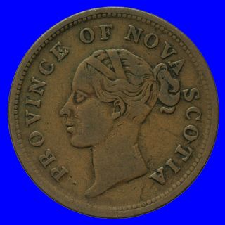 Canada Nova Scotia One Penny Token 1840