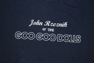 Goo Goo Dolls Frontman Singer Songwriter Concert Tour Shirt 2014 Xl John Rzeznik