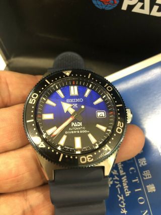 Seiko Prospex Automatic Padi Diver Watch With Blue Dial 6r15 - 04b0 Sbdc055 200m