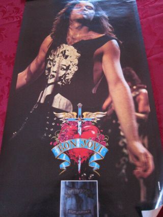 Bon Jovi Jersey Promo Poster 20x36