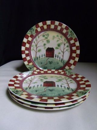 Thomson Pottery Country Home Stoneware Beth Vincent Stephen Salad Dessert Plates