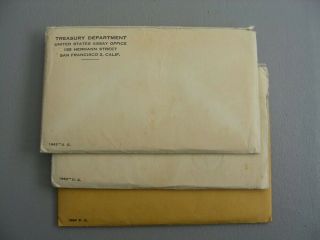 2) 1963 & 1964 United States Set In Envelopes